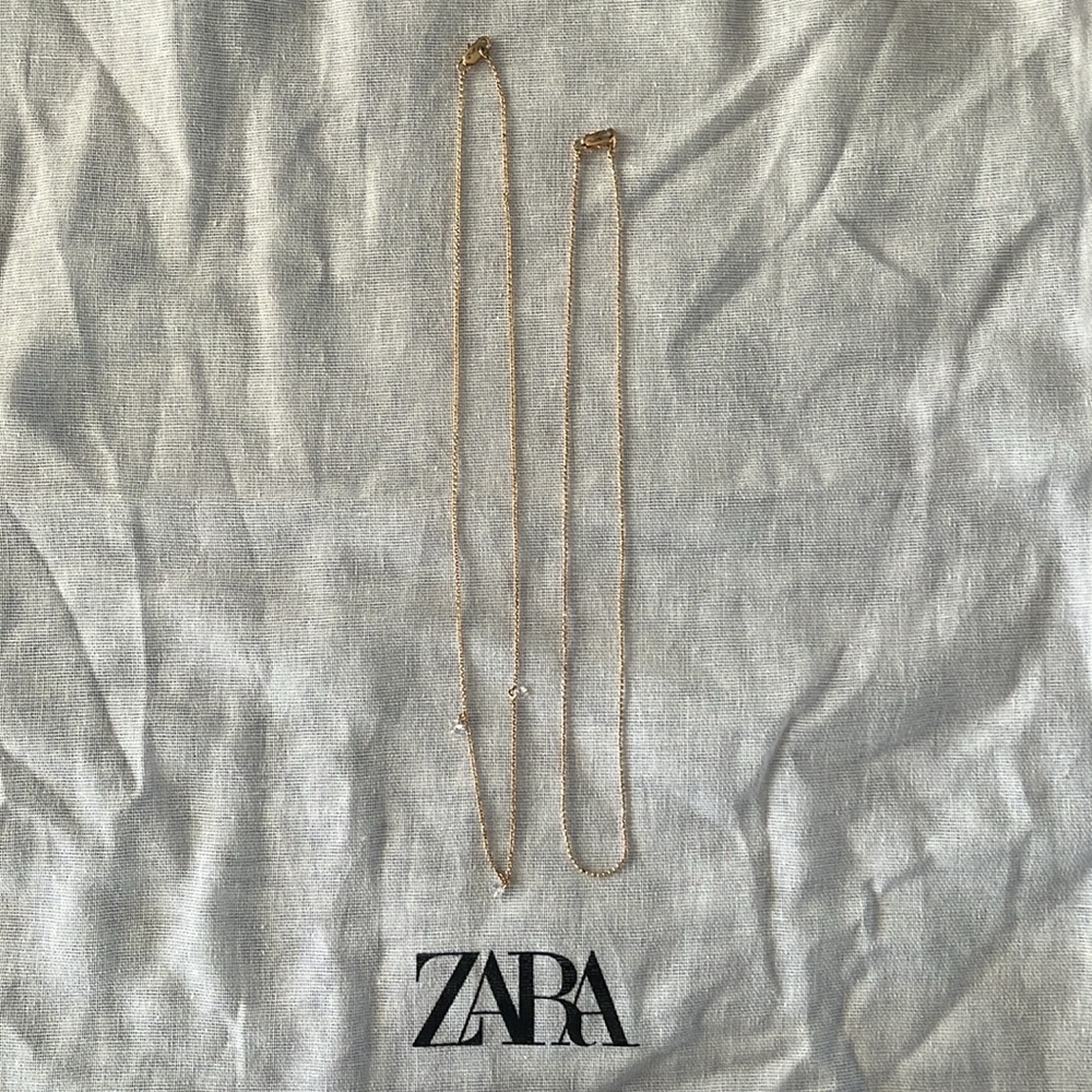 Zara Pack of Chains with Rhinestone Circles - Picture 2 of 4